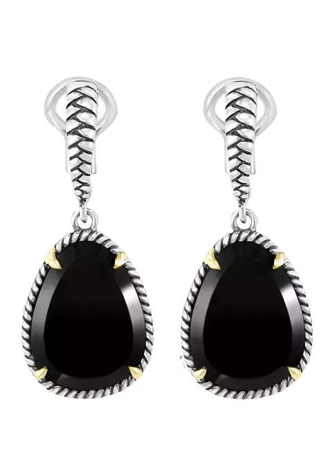 Best Sale 😉 13.11 ct. t.w. Onyx Earrings in Sterling Silver by Effy® 🔔 1 Best Sale 😉 13.11 ct. t.w. Onyx Earrings in Sterling Silver by Effy® 🔔
