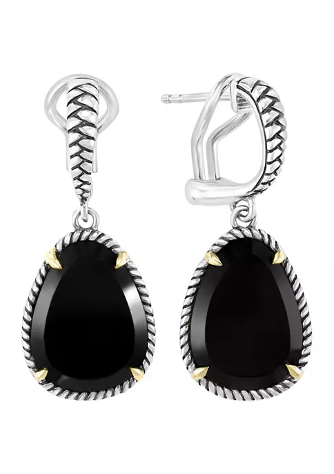 Best Sale 😉 13.11 ct. t.w. Onyx Earrings in Sterling Silver by Effy® 🔔 2 Best Sale 😉 13.11 ct. t.w. Onyx Earrings in Sterling Silver by Effy® 🔔 - Image 2