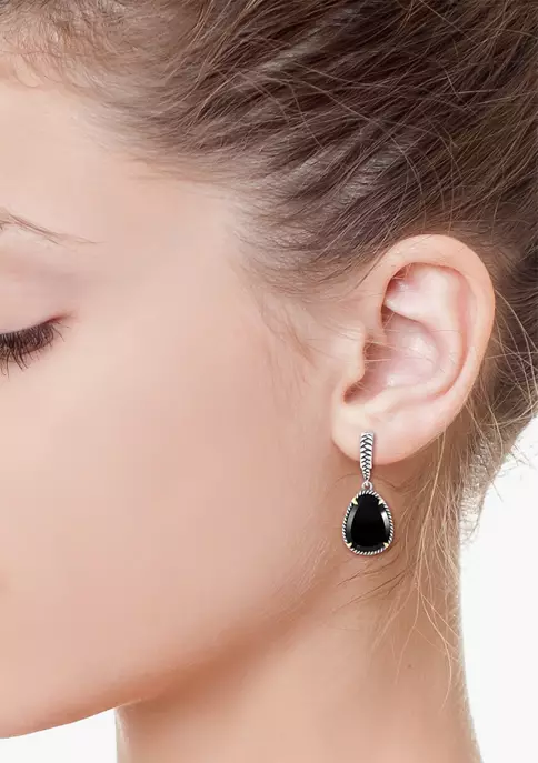Best Sale 😉 13.11 ct. t.w. Onyx Earrings in Sterling Silver by Effy® 🔔 3 Best Sale 😉 13.11 ct. t.w. Onyx Earrings in Sterling Silver by Effy® 🔔 - Image 3