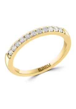 Outlet ❤️ 1/8 ct. t.w. Diamond Band in 14K Yellow Gold by Effy® 🎉