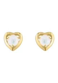 Best deal 🛒 925 Gold Plated Silver 👩 Mother of Pearl Earrings by Effy® 🧨 -Effy® Sales Shop Belk 4852