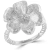 New 🛒 Diamond Flower Ring in Sterling Silver by Effy® ✨