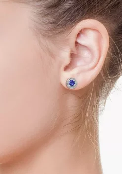 Hot Sale 🥰 7/8 ct. t.w. Tanzanite and 1/10 ct. t.w. Diamond Earrings in Sterling Silver by Effy® ⌛ 8 Hot Sale 🥰 7/8 ct. t.w. Tanzanite and 1/10 ct. t.w. Diamond Earrings in Sterling Silver by Effy® ⌛ -Effy® Sales Shop Belk 4964