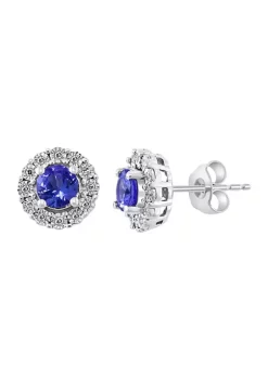 Hot Sale 🥰 7/8 ct. t.w. Tanzanite and 1/10 ct. t.w. Diamond Earrings in Sterling Silver by Effy® ⌛ 9 Hot Sale 🥰 7/8 ct. t.w. Tanzanite and 1/10 ct. t.w. Diamond Earrings in Sterling Silver by Effy® ⌛ -Effy® Sales Shop Belk 4965
