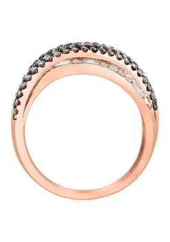 Deals 🤩 1.12 ct. t.w. Multi Diamond Ring in 14K Rose Gold by Effy® 🔥 -Effy® Sales Shop Belk 4968