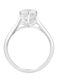 Best Pirce 🧨 Lab Created 14K White Gold Lab Grown Diamond Ring (With 1.47 ct. t.w. Center Size) by Effy® 🧨 -Effy® Sales Shop Belk 4981