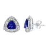 Budget ✔️ 3/8 ct. t.w. Diamond and 1.33 ct. t.w. Tanzanite Earrings in 14K White Gold by Effy® 😉