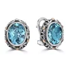 Wholesale ✨ 6.5 ct. t.w. Blue Topaz Earrings in Sterling Silver by Effy® 🌟