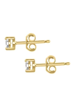 Best reviews of ✔️ 1/5 ct. t.w. Diamond Earrings in Gold Plated Sterling Silver by Effy® ✔️ -Effy® Sales Shop Belk 5081