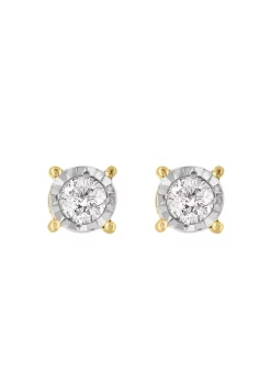 Best reviews of ✔️ 1/5 ct. t.w. Diamond Earrings in Gold Plated Sterling Silver by Effy® ✔️ -Effy® Sales Shop Belk 5082
