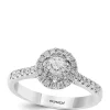 Best deal 💯 5/8 ct. t.w. Diamond Infinite Love Center Round Stone Engagement Ring in 14k White Gold by Effy® ❤️
