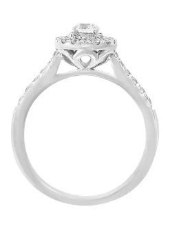 Best deal 💯 5/8 ct. t.w. Diamond Infinite Love Center Round Stone Engagement Ring in 14k White Gold by Effy® ❤️ -Effy® Sales Shop Belk 5117