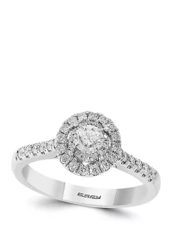 Best deal 💯 5/8 ct. t.w. Diamond Infinite Love Center Round Stone Engagement Ring in 14k White Gold by Effy® ❤️ -Effy® Sales Shop Belk 5118