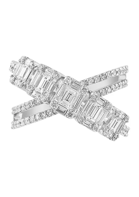 Top 10 ❤️ 1.43 ct. t.w. Diamond Ring in 14K White Gold by Effy® ❤️ 2 Top 10 ❤️ 1.43 ct. t.w. Diamond Ring in 14K White Gold by Effy® ❤️ - Image 2