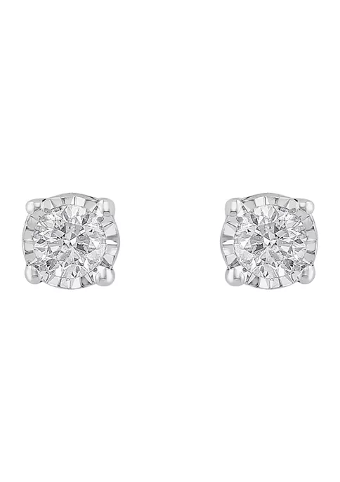 Deals 🌟 Diamond Earrings in 14K White Gold by Effy® 🥰 2 Deals 🌟 Diamond Earrings in 14K White Gold by Effy® 🥰 - Image 2