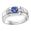 Top 10 ✔️ Men's 1/3 ct. t.w. and 3/4 ct. t.w. Tanzanite Ring in 14K White Gold by Effy® 🛒