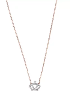 Best reviews of 💯 1/8 ct. t.w. Diamond Crown Pendant Necklace in 14K Rose Gold by Effy® 😉