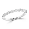 Promo 🔔 14K White Gold 3/8 ct. t.w. Diamond Band by Effy® ❤️