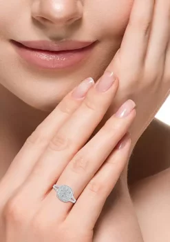 Flash Sale 🥰 1 ct. t.w. Diamond Cluster Ring in 14K White Gold by Effy® 🔔 10 Flash Sale 🥰 1 ct. t.w. Diamond Cluster Ring in 14K White Gold by Effy® 🔔 -Effy® Sales Shop Belk 5210