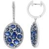 Best reviews of 🌟 14k White Gold 3/8 ct. t.w. Diamond, 6.16 ct. t.w. Natural Sapphire Earrings by Effy® 🎉