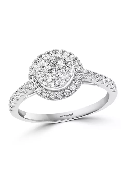 Brand new 🧨 3/4 ct. t.w. Diamond Ring in 14K White Gold by Effy® ⌛ 5 Brand new 🧨 3/4 ct. t.w. Diamond Ring in 14K White Gold by Effy® ⌛ - Image 5