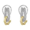 Hot Sale 🌟 1/3 ct. t.w. Diamond Hoop Earrings in 14K Two-Tone Gold by Effy® 🌟