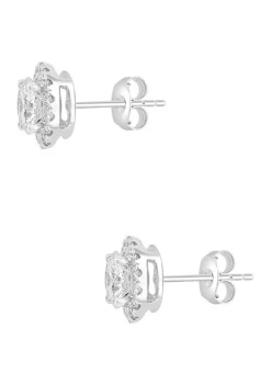 Best deal 👏 Lab Created 14K White Gold Lab Grown Diamond Earrings (With 3/4 ct. t.w. Center Size) by Effy® ✨ -Effy® Sales Shop Belk 5361