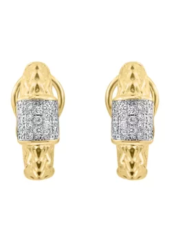 Deals 🎉 Sterling Silver/Gold Plated 3/8 ct. t.w. Diamond Earrings by Effy® 😍 7 Deals 🎉 Sterling Silver/Gold Plated 3/8 ct. t.w. Diamond Earrings by Effy® 😍 -Effy® Sales Shop Belk 5368