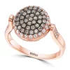 Wholesale 🥰 14K Rose Gold White and Espresso Diamond Diversa Ring by Effy® 🎁
