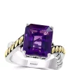 Wholesale 💯 5.35 ct. t.w. Amethyst Ring in 925 Sterling Silver and 18k Yellow Gold by Effy® ✨