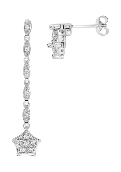 Best reviews of 😉 1/5 ct. t.w. Diamond Diversa Earrings in 14K White Gold by Effy® 😉 2 Best reviews of 😉 1/5 ct. t.w. Diamond Diversa Earrings in 14K White Gold by Effy® 😉 - Image 2