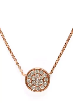Budget 💯 1/4 ct. t.w. Diamond Necklace in 14K Rose Gold by Effy® 🥰
