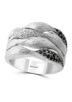 Coupon 👍 1/4 ct. t.w. Diamond Stacked Ring in Sterling Silver by Effy® 😉 5 Coupon 👍 1/4 ct. t.w. Diamond Stacked Ring in Sterling Silver by Effy® 😉 -Effy® Sales Shop Belk 5452