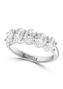 Cheap 😍 14K White Gold Lab Grown Diamond Ring by Effy® 🤩