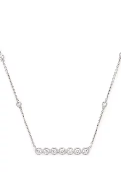 Coupon 🤩 3/8 ct. t.w. Diamond Bar Pendant Necklace in 14K White Gold by Effy® 😍
