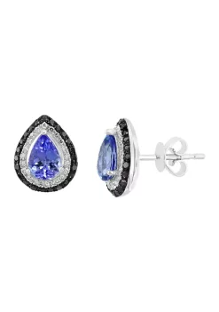Brand new ⭐ 1.14 ct. t.w. Tanzanite and 3/8 ct. t.w. Diamond Earrings in 14K White Gold by Effy® 🎁