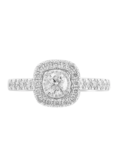 Cheapest ⌛ 3/4 ct. t.w. Diamond Miracle Set Ring in 14K White Gold by Effy® 🎁 2 Cheapest ⌛ 3/4 ct. t.w. Diamond Miracle Set Ring in 14K White Gold by Effy® 🎁 - Image 2