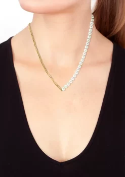Budget 🌟 Freshwater Pearl Necklace in 14K Yellow Gold by Effy® ✔️ -Effy® Sales Shop Belk 5636