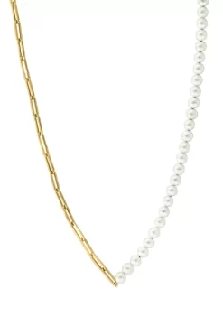 Budget 🌟 Freshwater Pearl Necklace in 14K Yellow Gold by Effy® ✔️ -Effy® Sales Shop Belk 5637