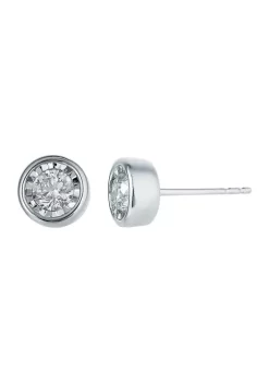 Buy 🎉 3/8 ct. t.w. Diamond Stud Earrings in Sterling Silver by Effy® 👍