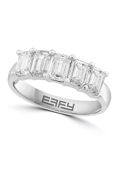 Hot Sale 👍 14K White Gold Lab Grown Diamond Ring by Effy® ⌛ 1 Hot Sale 👍 14K White Gold Lab Grown Diamond Ring by Effy® ⌛