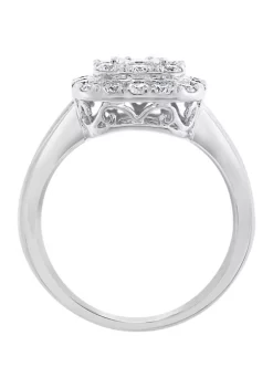 Discount 🥰 1.44 ct. t.w. Diamond Miracle Ring in 14K White Gold by Effy® 🌟 -Effy® Sales Shop Belk 5653