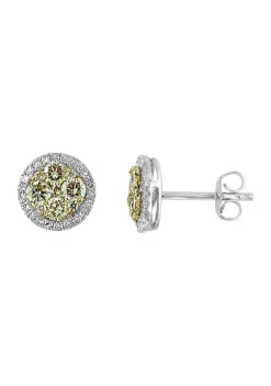 Buy ⌛ 1.08 ct. t.w. Diamond Earrings 14k Two-Tone Metal by Effy® 😍 -Effy® Sales Shop Belk 5661
