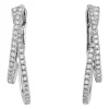 Best Pirce 🔔 5/8 ct. t.w. Diamond Hoop Earrings in 14K White Gold by Effy® 🛒