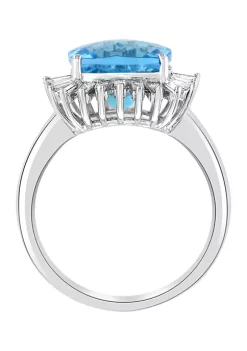 Deals 👍 1/3 ct. t.w. Diamond and 5.25 ct. t.w. Blue Topaz Ring in 14K White Gold by Effy® ✨ 6 Deals 👍 1/3 ct. t.w. Diamond and 5.25 ct. t.w. Blue Topaz Ring in 14K White Gold by Effy® ✨ -Effy® Sales Shop Belk 5680