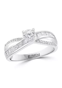 Discount ✨ 14k White Gold 1/2 ct. t.w. Center Diamond Solitaire Ring by Effy® 💯