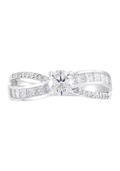 Discount ✨ 14k White Gold 1/2 ct. t.w. Center Diamond Solitaire Ring by Effy® 💯 -Effy® Sales Shop Belk 5705