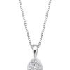 Discount 🎉 14K White Gold Diamond Pendant by Effy® ✨