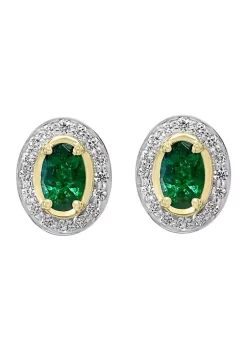 Best Pirce 🎁 1/4 ct. t.w. Diamonds and 7/8 ct. t.w. Emeralds Earrings in 14k Yellow Gold by Effy® 🛒 5 Best Pirce 🎁 1/4 ct. t.w. Diamonds and 7/8 ct. t.w. Emeralds Earrings in 14k Yellow Gold by Effy® 🛒 -Effy® Sales Shop Belk 5729