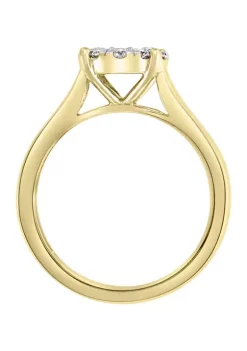 Flash Sale 🥰 14K White/Yellow Gold 1/2 ct. t.w. Diamond Ring by Effy® 🛒 -Effy® Sales Shop Belk 5767
